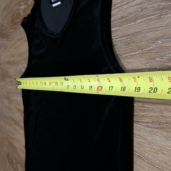 (M) Soft Works Petites Soft Velvet Evening Date Night Comfortable Minimalist - Picture 7 of 8